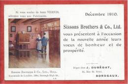 SISSONS BROTHERS & Co. - Publicité - Pub - Vernis - Dépot à BORDEAUX - Advertising