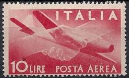 1945-46 ITALIA POSTA AEREA DEMOCRATICA 10 LIRE MNH ** - RR10876 - Posta Aerea