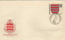 FDC ,Banska Bystrinca 1968 Checoslovaquia , Escudo - FDC