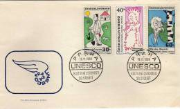 Carta Praha 1968 Checoslovaquia , UNESCO - Lettres & Documents