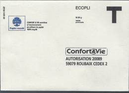 Confort & Vie   Ecopli - Cartes/Enveloppes Réponse T