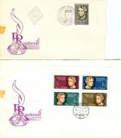 HUNGARY - 1964.FDC - Eleanor Roosevelt (Souvenir Sheet And Stamp)Mi:Bl.41,2017 - Donne Celebri