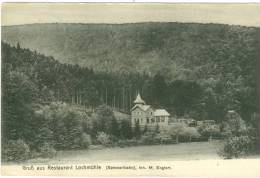 Biebergemünd, Restaurant Lochmühle, Inh. M. Englert, Spessartbahn, Um 1910 - Main - Kinzig Kreis