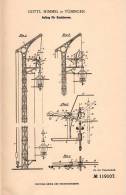 Original Patentschrift - Gottl Himmel In Tübingen , 1900 , Aufzug Für Gaslaternen , Laterne , Lampe !!! - Lighting & Lampshades