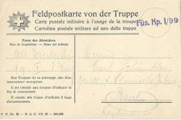 Feldpostkarte  Füs.Kp. I/99          1915 - Cartas & Documentos