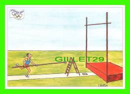 JEUX OLYMPIQUES, ATHÈNES 2004 - SAUT À LA PERCHE - ILLUSTRATEUR, L. VUITTON - No 06 - FESTICART 2004 - TIRAGE 800 Ex - - Giochi Olimpici