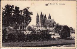 Tournay  ;  FOTOKAART,  La Cathétrale ;Dohmen ; Verstuurd Zeebrugge 1936 - Neufchateau