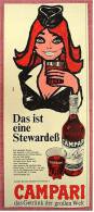 Reklame Werbeanzeige  -  Campari  -  Das Getränk Der Großen Welt  -  Von  1969 - Alkohol