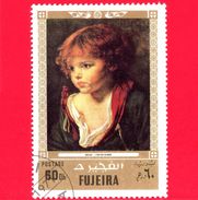 FUJEIRA - 1972 - Arte - L'enfant Blonde - Dipinto Di Jean-Baptiste Greuze (1725-1805) - 60 - Fudschaira