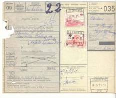 D820-België  Spoorweg Chemin De Fer  Document  Stempel  LA CROVERE - 1952-....