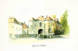 Ervy-le-Châtel (la Porte Saint-Nicolas) Aquarelle De Sylvie Vernageau Editions ANECDOTE - Ervy-le-Chatel