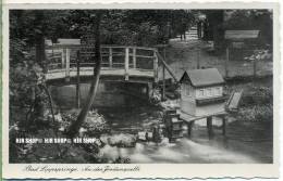 „ Bad Lippspringe, An Der Jordanquelle“   Um 1930/1940,  Ansichtskarte, Ungebrauchte Karte - Paderborn