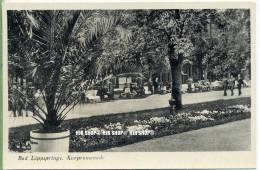 „ Bad Lippspringe, Kurpromenade“   Um 1930/1940,  Ansichtskarte, Ungebrauchte Karte - Paderborn