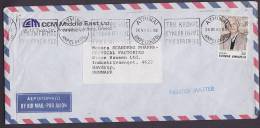 Greece Airmail Par Avion CCM MIDDLE EAST Ltd. ATHEN (Ampelokipoi) 1983 Cover Lettera To HAVDRUP Denmark Printed Matter - Lettres & Documents