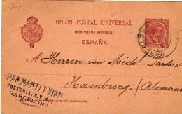 3554   Entero Postal, Madrid 1900 Nº 31B , Pelon - 1850-1931