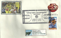 NBA Champions 2012 . Miami.  Une Enveloppe Souvenir - Cartas & Documentos