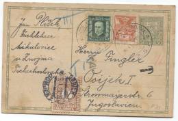 CZECH REPUBLIC - Porto Supplement Kingdom Of Yugoslavia, 1929. - Cartes Postales