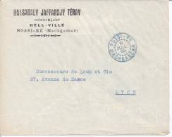 MADAGASCAR  1950-  LETTRE DE NOSSI-BE , DU 8 /7/1950 , A DESTINATION DE LYON - TB - - Brieven En Documenten