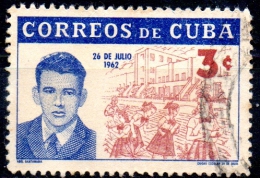 1962 9th Anniv Of "Rebel Day". - Santamaria & Children 3c FU - Used Stamps