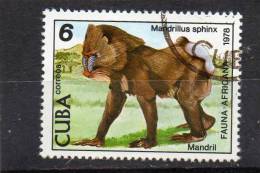 1978 Animals In Local Zoo -6c. - Mandrill  CTO - Gebraucht