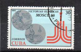 1980 Olympic Medal Winners -30c. - Silver Medal  CTO - Oblitérés