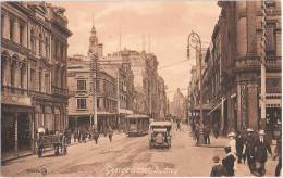 SYDNEY New South Wales George Street Busy Scene Oldtimer Tram Way Um 1915 TOP-Erhaltung Ungelaufen - Sydney