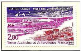 T.A.A.F. 1995: Michel-No. 334 Station SODAR ** MNH (cote 1.50 Euro) - Research Programs