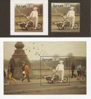 DENMARK- DINAMARCA -  EUROPE 2012 -TOPIC " VISIT DENMARK". -SET Of 1  ADHESIVE + SET Of 1 From S.S. +  SOUVENIR SHEET - 2012