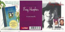 $5 Barry Humphries 10 X 50c Peel & Stick Booklet Complete Mint Unhinged Unused - Booklets