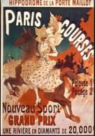 PK Affiche Reproductie -  Paris Courses - Hippodrome De La Porte Maillot - Reitsport