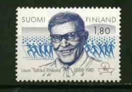 Finlande** N° 1000 - Centenaire De La Naissance De Lauri "Tahko" Phikala - Ungebraucht