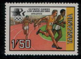 TANZANIA / SUMMER OLYMPIC GAMES / LOS ANGELES 84 / RUNNING / MNH . - Verano 1984: Los Angeles