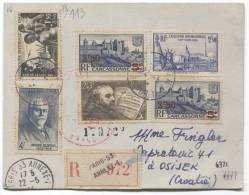 FRANCE, WW2 - Paris, Traveled  To Osijek  Croatia / NDH, Censorship Censura, Stationery 1944. - Gebraucht