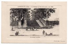 Cpsm 60 - Liancourt - Le Château De La Rochefoucauld Vers 1656 - Le Grand Escalier - Liancourt