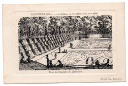 Cpsm 60 - Liancourt - Le Château De La Rochefoucauld Vers 1656 - Vue Des Cascades De Liencourt - Liancourt