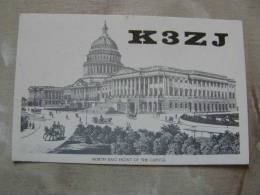 QSL - Radio Card  USA Sentate ,   Romney West Virginia - Capitol Washington    D75651 - Andere & Zonder Classificatie