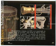 Portugal150 Ans Musée Militaire Bloc 2001 ** Portugal 150 Years Militar Museum Souvenir Sheet 2001 ** - Unused Stamps