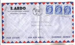 VER1736 - CANADA' , Lettera Commerciale Per L'Italia Del 1956 . Busta Con Piega - Cartas & Documentos