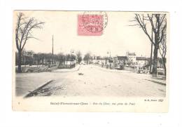 18 - Saint Florent Sur Cher - 1905 - La Rue Du Cher Vue Prise Du Pont - N°9 - Publicité PICON - Saint-Florent-sur-Cher