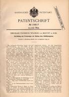 Original Patentschrift - E. Von Mantey In Kiel , 1899 , Kompass - Stellungsanzeiger , Kompaß !!! - Tecnología & Instrumentos