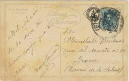 Postal Barcelona 1924, Correo Interior - Covers & Documents