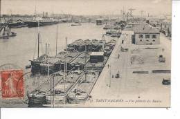 PENICHE - Saint Nazaire - Vue Générale Des Bassins - Péniches