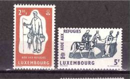 LUXEMBOURG 1960 World Refugee  Michel Cat N° 618/19  Absolutely Perfect MNH - Neufs
