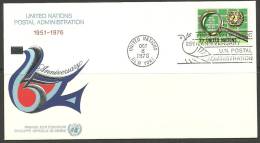 United Nations New York  08.10.1976 FDC Naciones Unidas UN Postal Administration - Covers & Documents