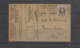 Carte Postale De 1926 Demande D´affiliation à La Caisse De Retraite Type Houyoux - Postkarten 1909-1934