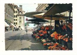 Cp, Suisse, Genève, La Place Et La Tour Du Molard - Genève