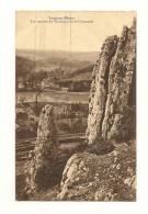 Cp, Belgique, Yvoir-sur-Meuse, Les Rochers De Waremme Et De Champale, Voyagée - Yvoir