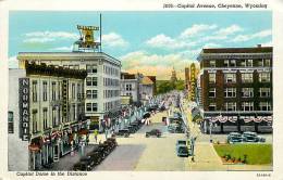 190863-Wyoming, Cheyenne, Capitol Avenue, Curteich No 8A148-N - Cheyenne