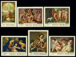 1968 Art Reproductions II,Romania,Mi.2706-2711,M NH - Unused Stamps