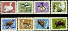 1968 Fauna - Nature Reserves,Romania,Mi.2724- 2731,MNH - Unused Stamps